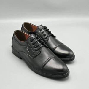 حذاء رسمي رجالي كلاسيك جلد أسود – أناقة يومية فاخرة