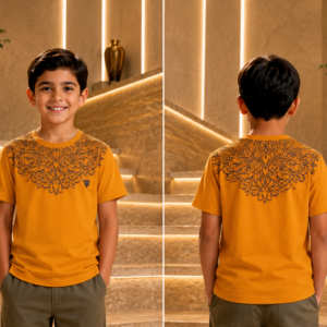 home تيشيرت النقوش الملكية للأطفال